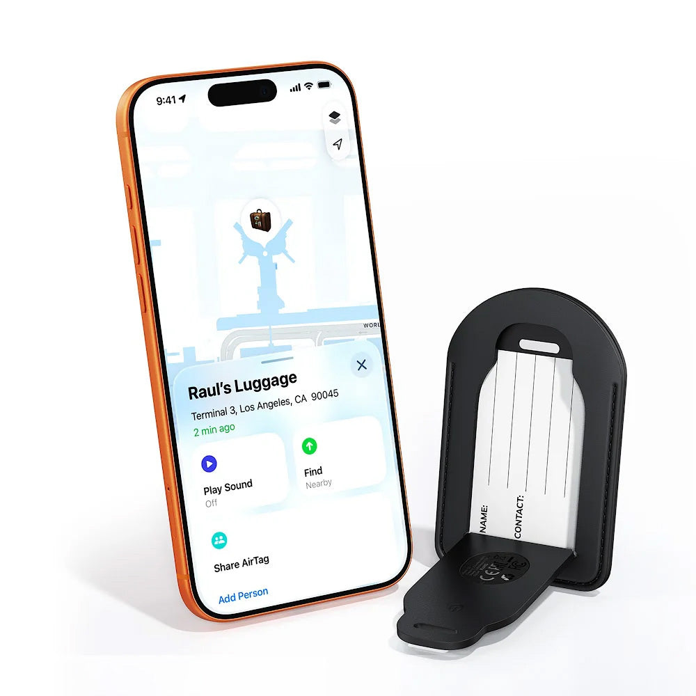 Acefast SmartTag Luggage S5 dla serii iOS, Czarny