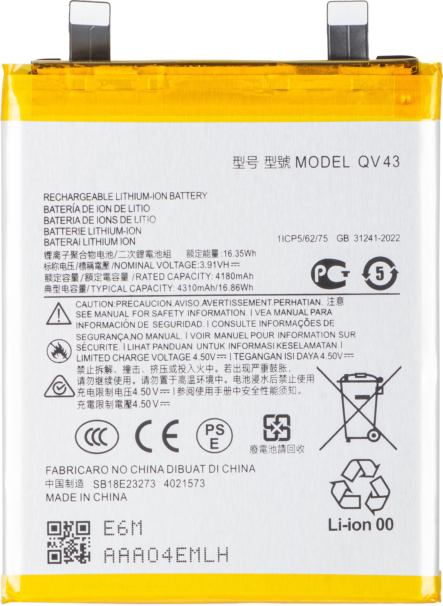 Akumulator do Motorola ThinkPhone 25 / Edge 50 Neo, QV43