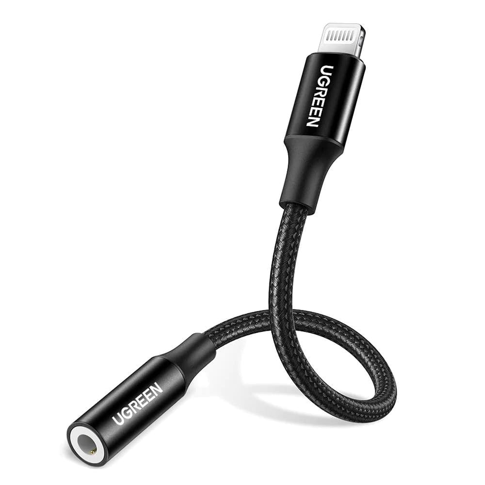 Adapter Audio Lightning - 3.5mm UGREEN US211 (30756), Czarny