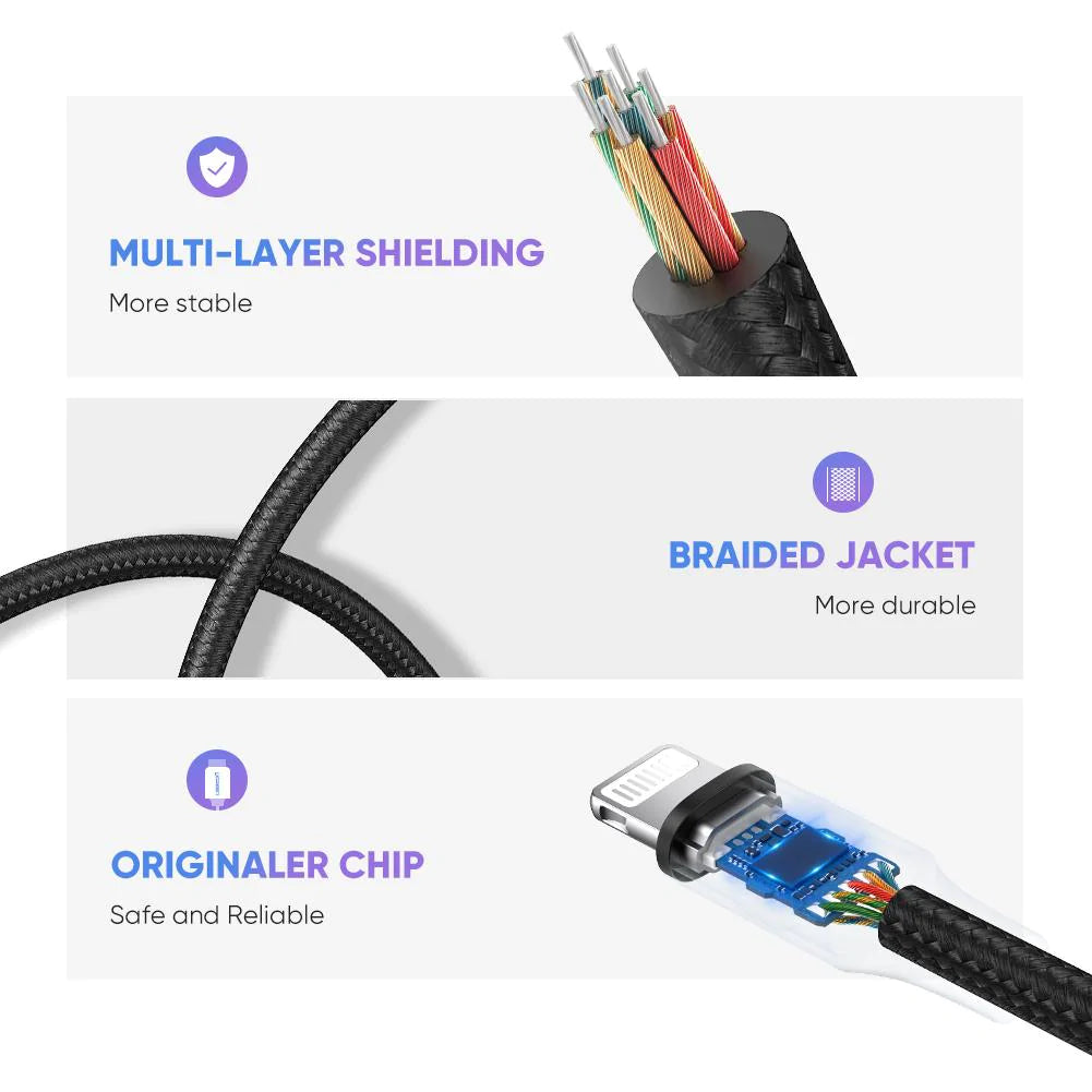 Adapter Audio Lightning - 3.5mm UGREEN US211 (30756), Czarny