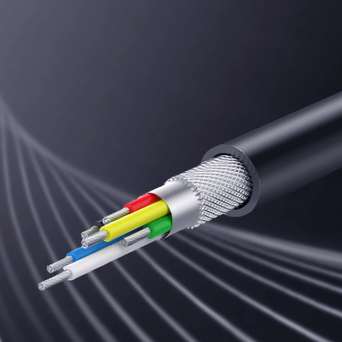 Adapter Audio USB-C - 3.5mm / USB-C UGREEN CM193, Szary