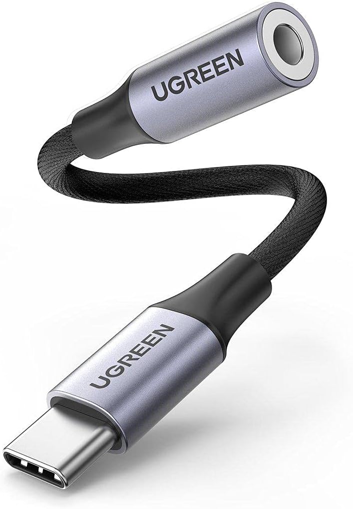 Adapter Audio USB-C - 3.5mm UGREEN AV161, Szary