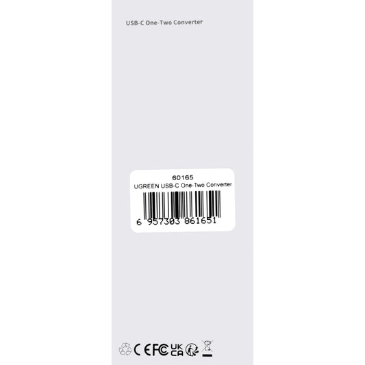 Adapter USB-C - USB-C / USB-C Audio UGREEN CM232, szary