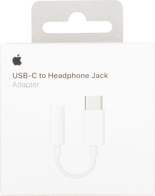 Adapter Audio USB-C - 3.5mm Apple, Biały MU7E2AM/A