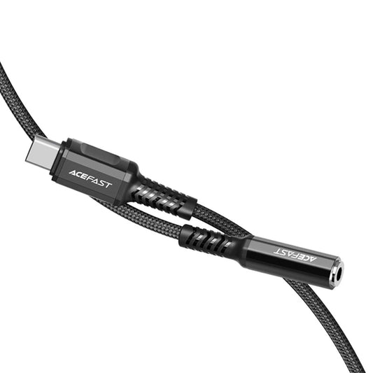 Adapter Audio USB-C - 3.5mm Acefast C1-07, Czarny