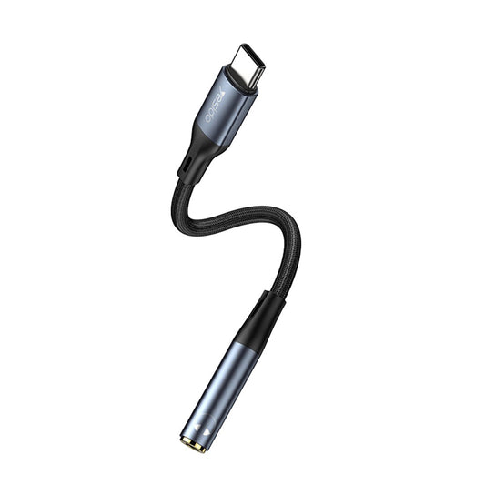 Adapter Audio USB-C - 3.5mm Yesido YAU38, Czarny