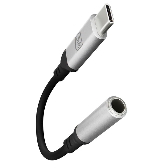 Adapter audio USB-C - 3,5 mm 3MK, Srebrny