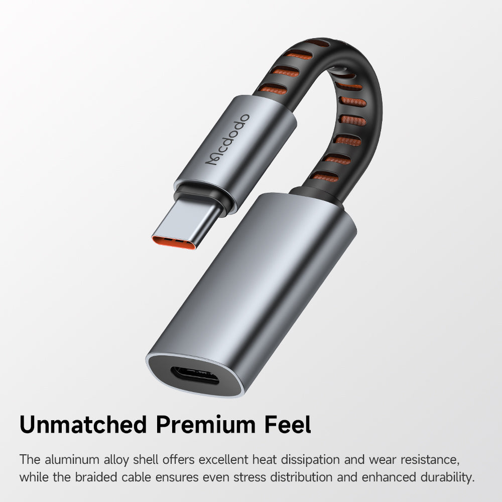 Adapter Audio USB-C - Lightning McDodo CA-4870, Szary