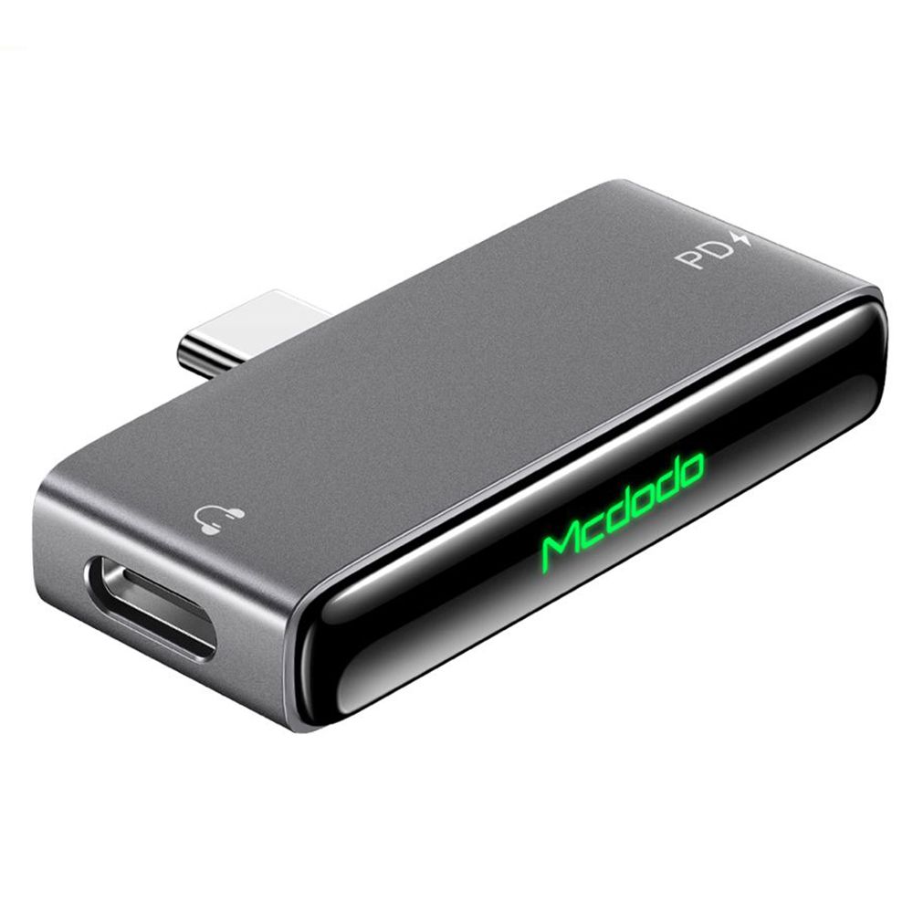 Adapter Audio USB-C - USB-C / USB-C McDodo CA-7670, Czarny