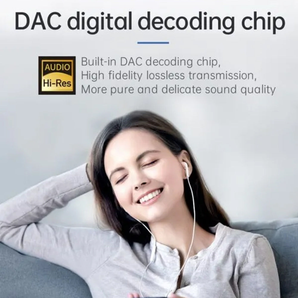 Adapter Audio USB-C - USB-C / USB-C McDodo CA-7670, Czarny