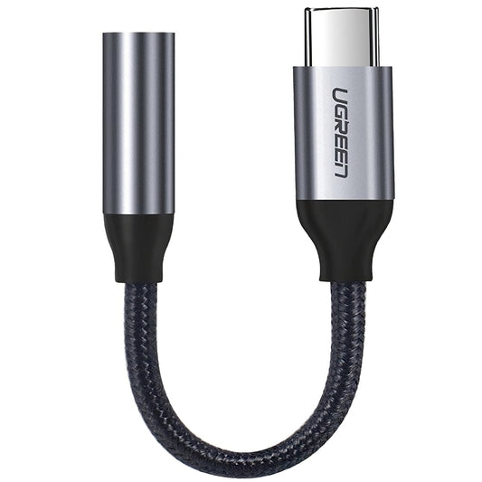 Adapter Audio USB-C - 3.5mm UGREEN AV142, Szary