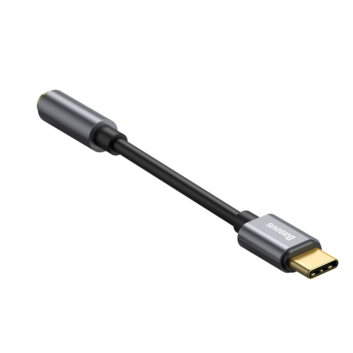 Adapter Audio USB-C - 3.5mm Baseus L54, Szary CATL54-0G