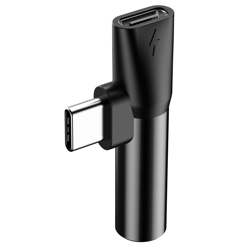 Adapter Audio USB-C - USB-C / 3.5mm Baseus L41, Czarny CATL41-01