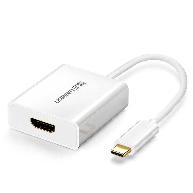 Adapter Audio i Video USB-C - HDMI UGREEN, Biały