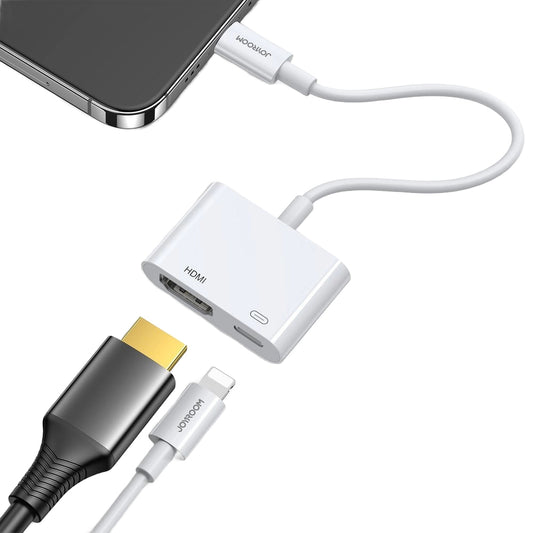 Adapter Audio i Video Lightning - HDMI / Lightning Joyroom S-H141, Biały