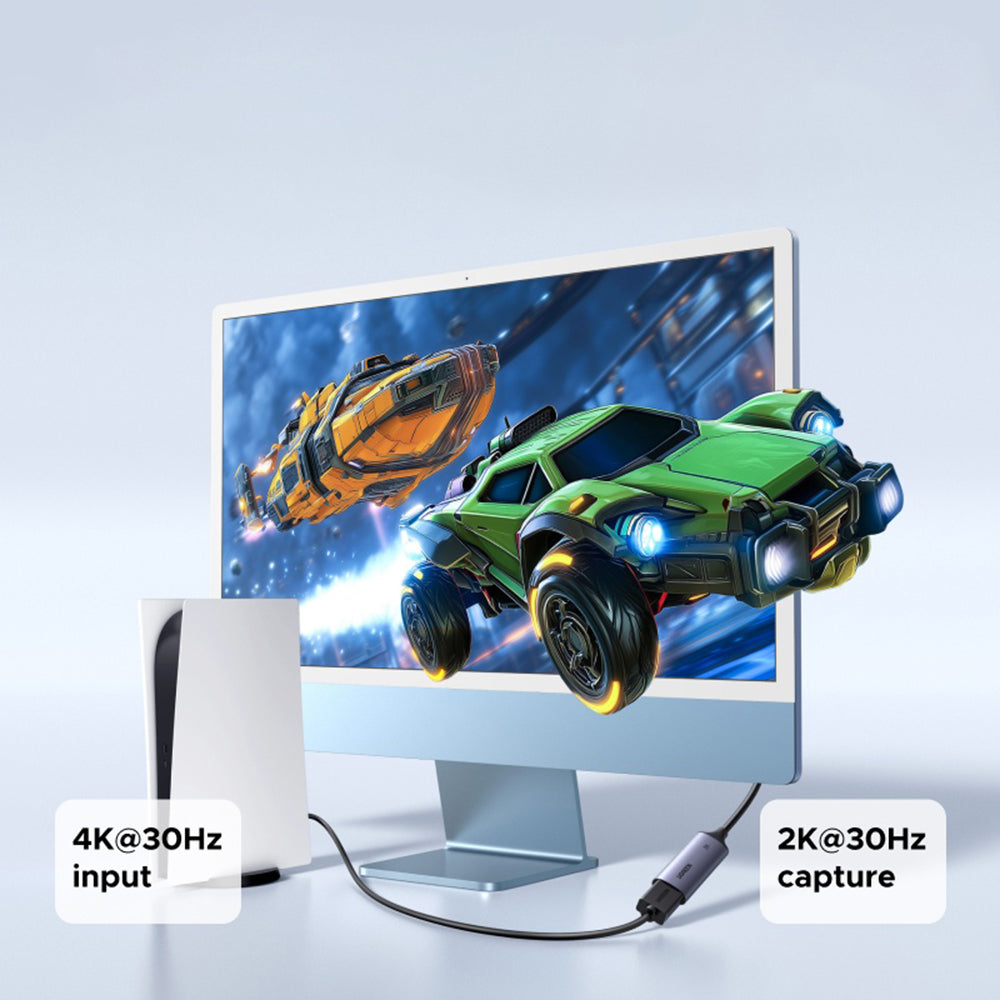 Adapter Audio i Video USB-A / USB-C - HDMI UGREEN CM629 (15389), Szary