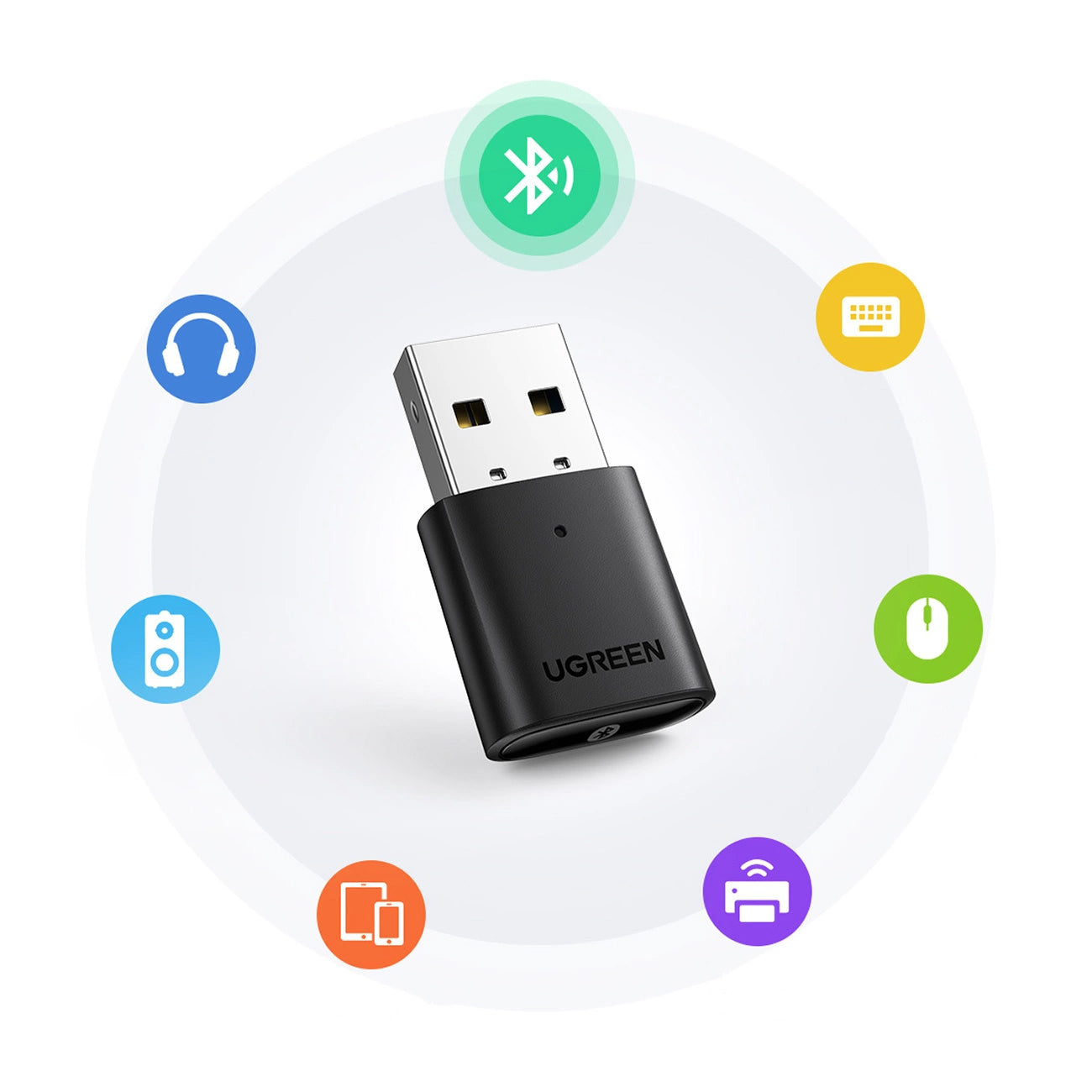 Adapter Bluetooth USB UGREEN CM390, czarny