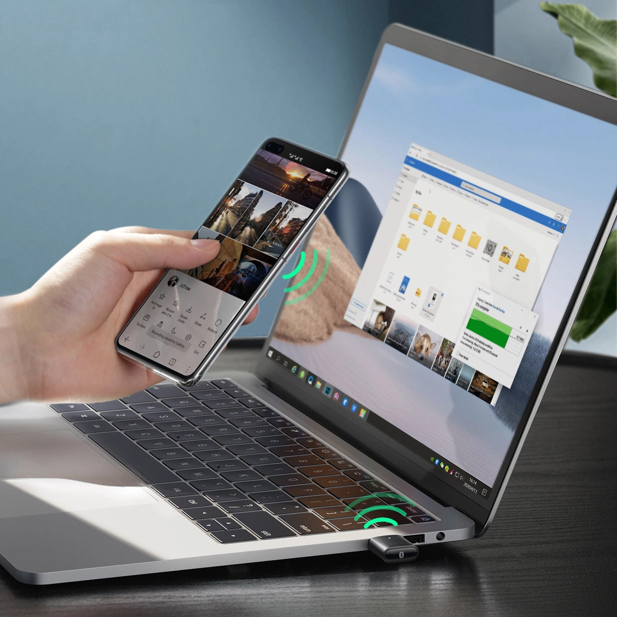 Adapter Bluetooth USB UGREEN CM390, czarny