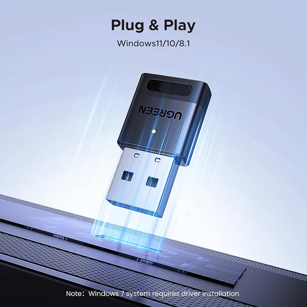 Adapter Bluetooth USB UGREEN CM748 (45134), Czarny