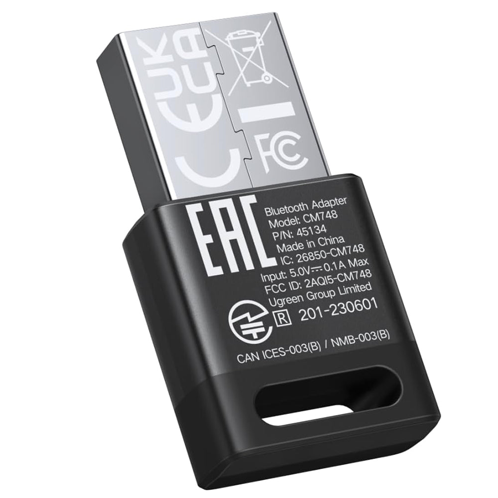 Adapter Bluetooth USB UGREEN CM748 (45134), Czarny