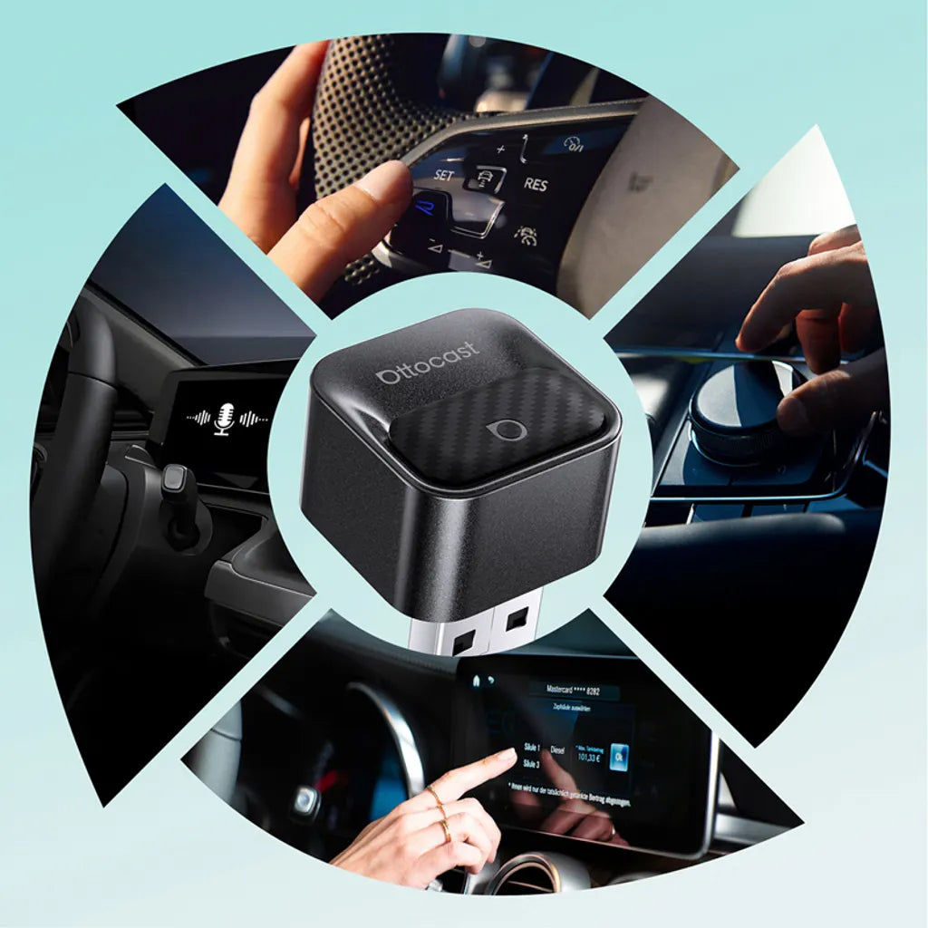 Bezprzewodowy adapter Carplay / Android Auto Ottocast Mini Pico Style B dla Apple iPhone / Android Series CA525-T3