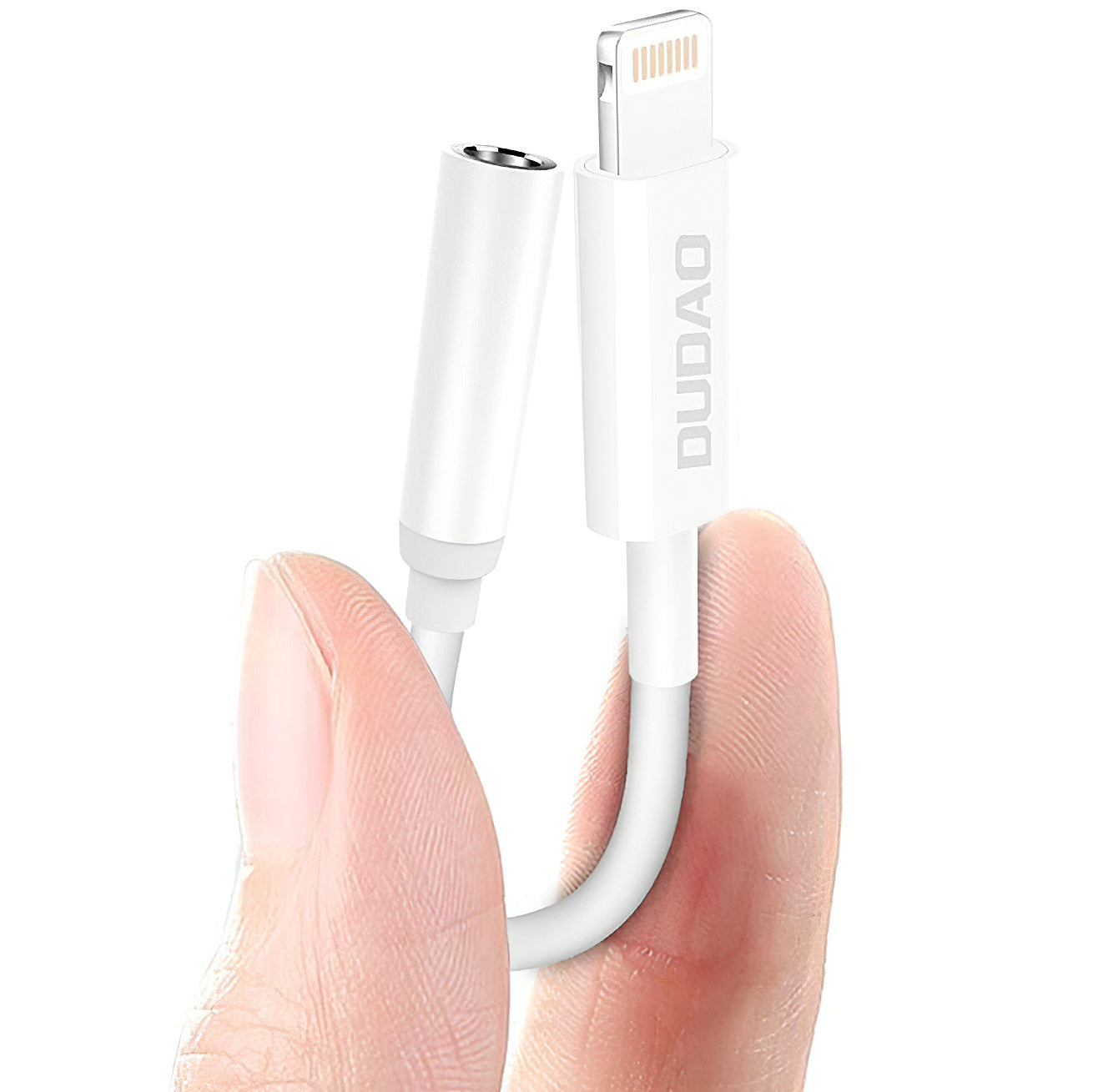 Adapter Audio Lightning - 3.5mm Dudao L16i, Biały