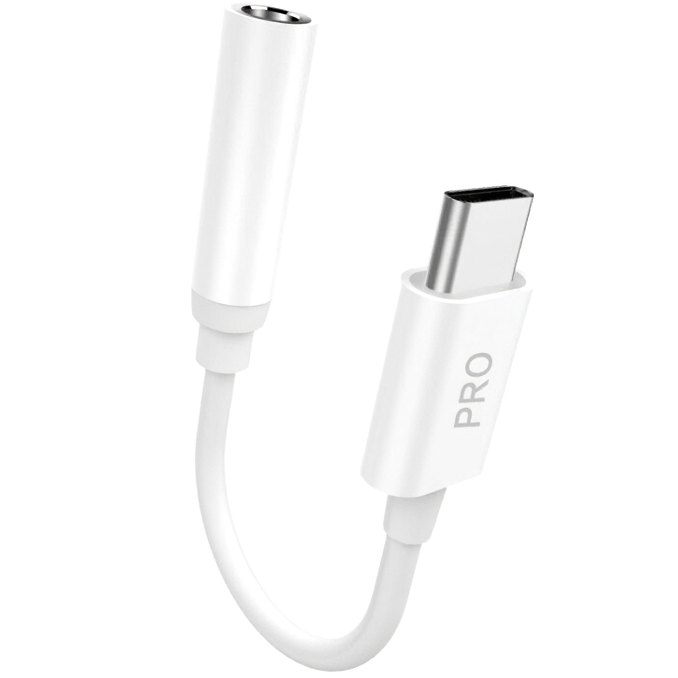 Adapter Audio USB-C - 3.5mm Dudao L16CPro, Biały