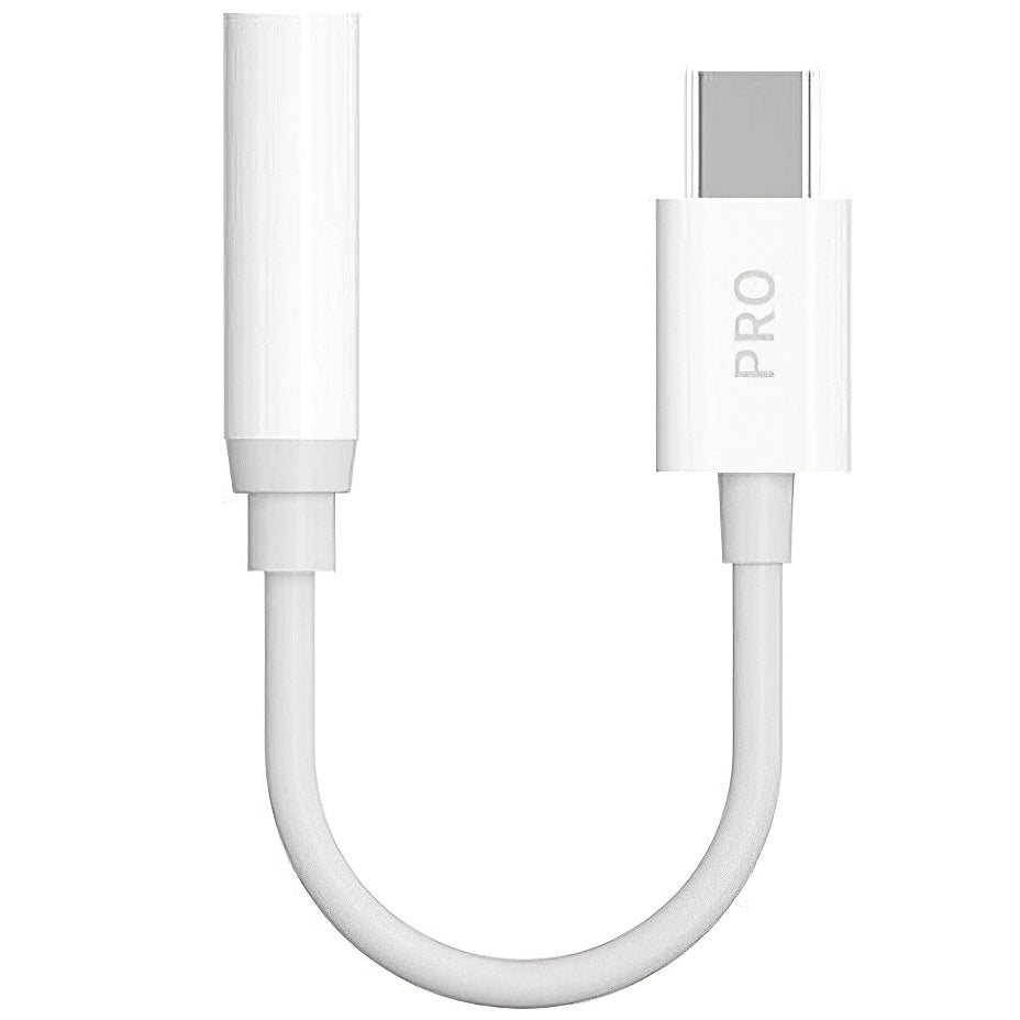 Adapter Audio USB-C - 3.5mm Dudao L16CPro, Biały