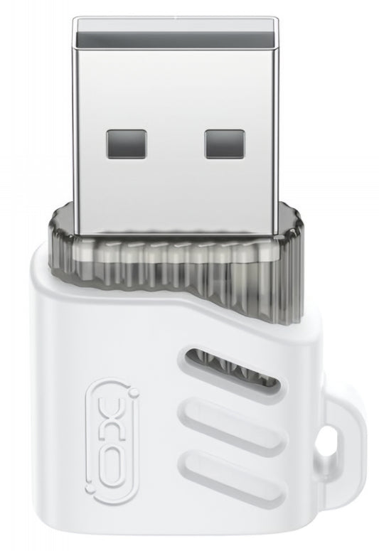 Adapter do danych i ładowania USB-C - USB-A XO Design NB256D, Biały