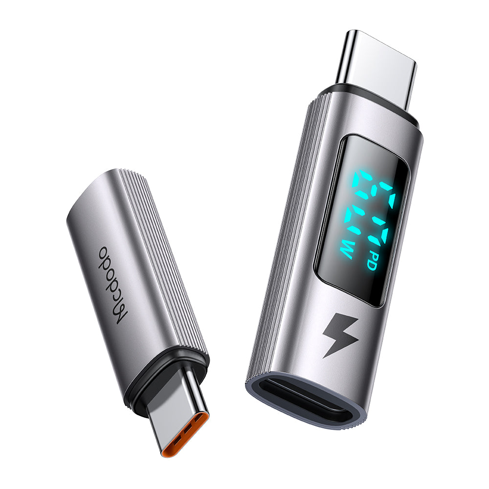 Adapter Danych i Ładowania Lightning - USB-C McDodo OT-5990 Wales Display, Czarny