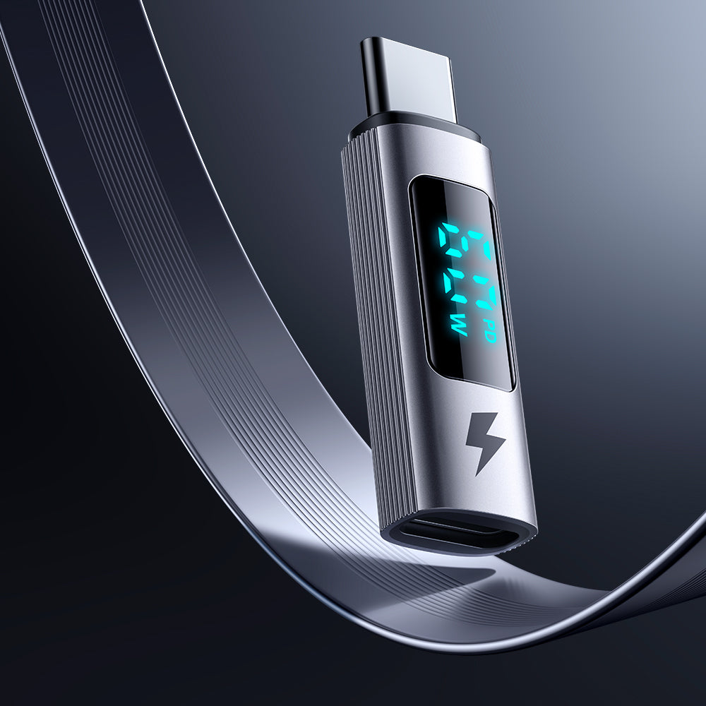 Adapter Danych i Ładowania Lightning - USB-C McDodo OT-5990 Wales Display, Czarny