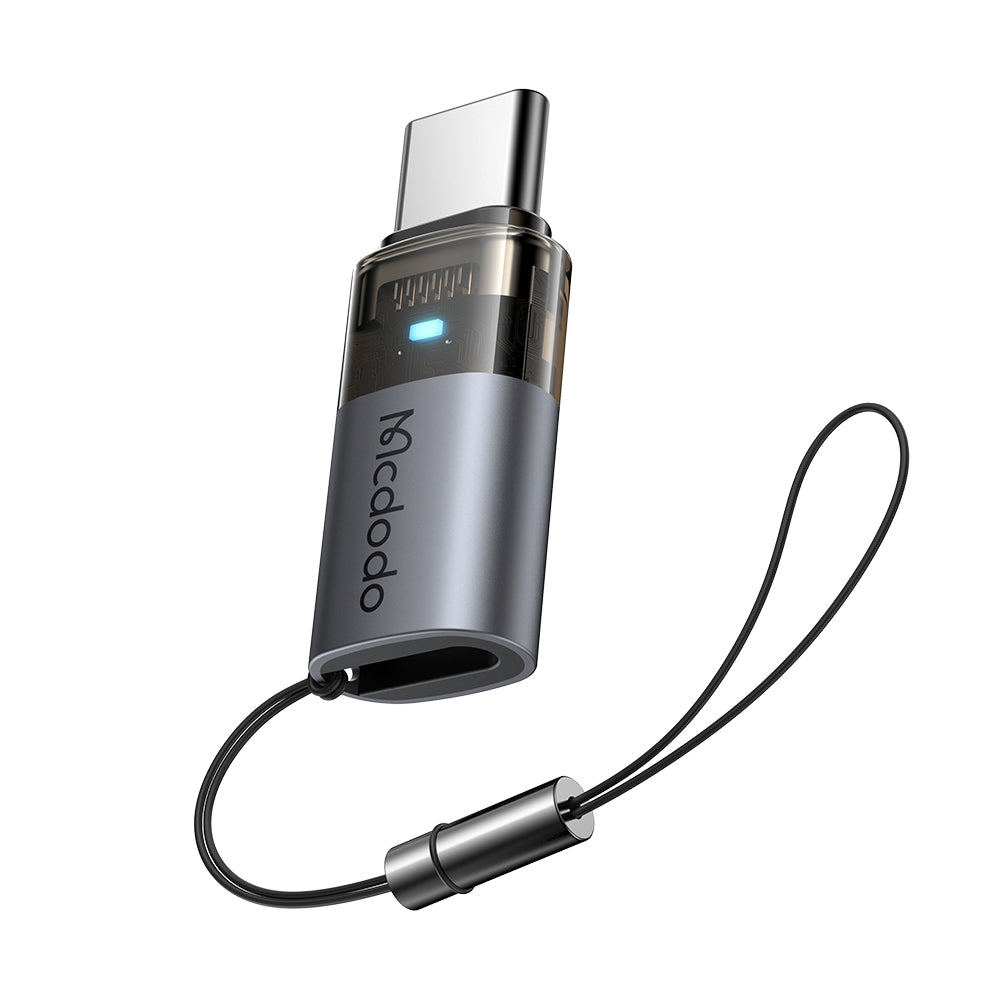 Adapter Danych i Ładowania Lightning - USB-C McDodo OT-7610, Czarny