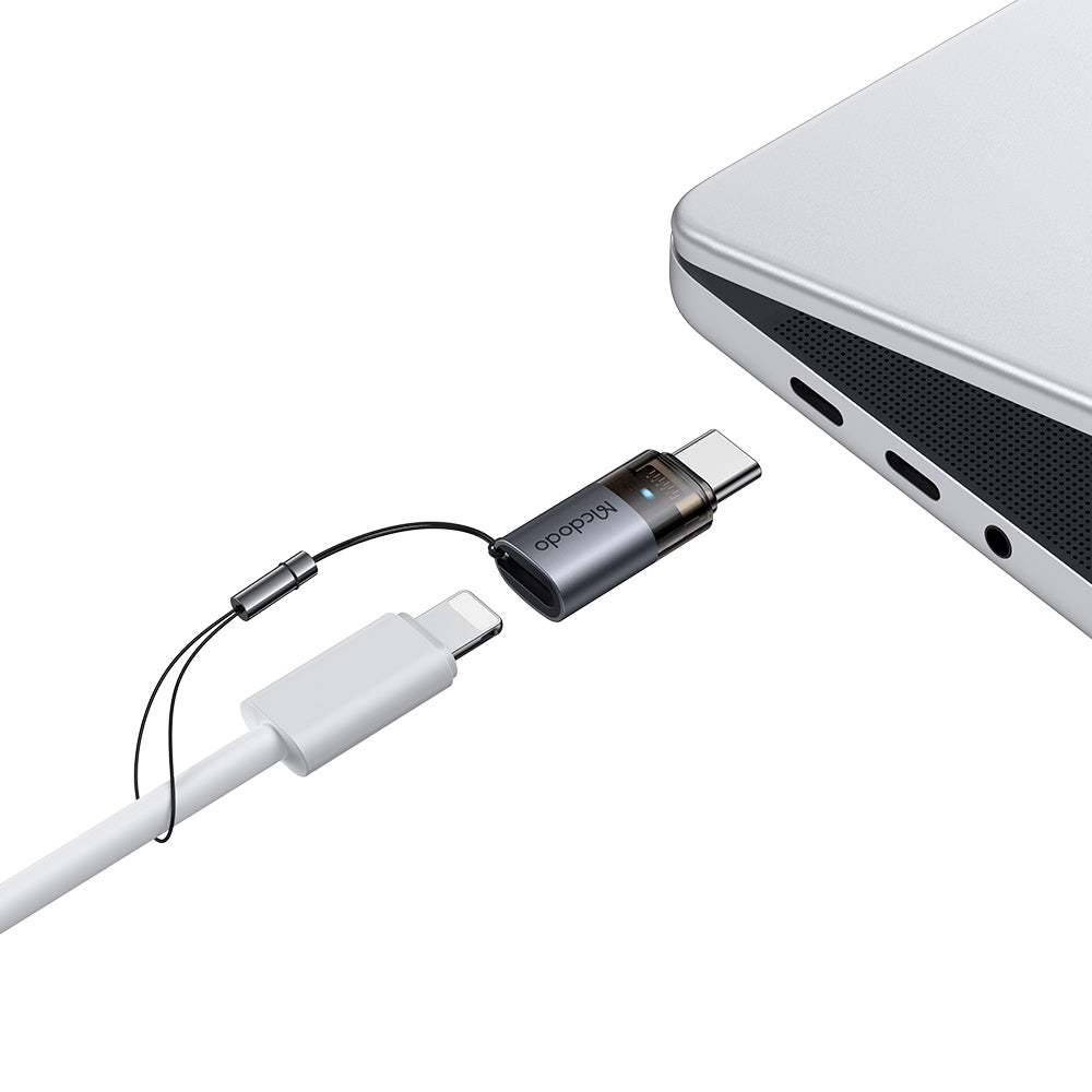 Adapter Danych i Ładowania Lightning - USB-C McDodo OT-7610, Czarny