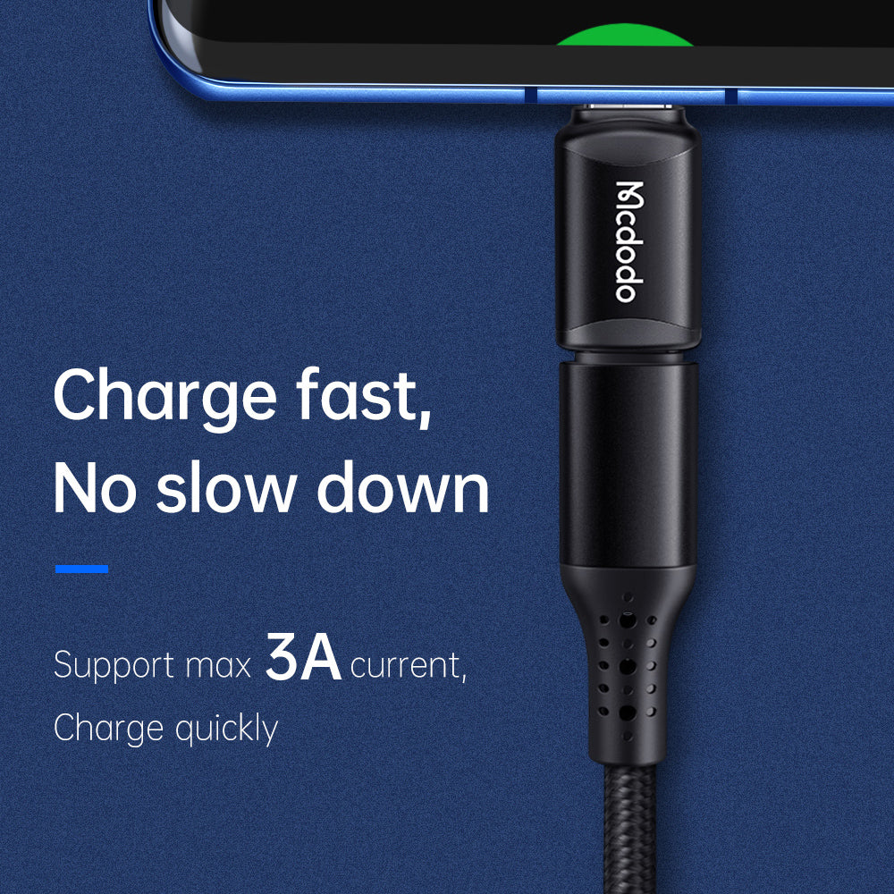 Adapter Danych i Ładowania Lightning - USB-C McDodo OT-7700, Czarny