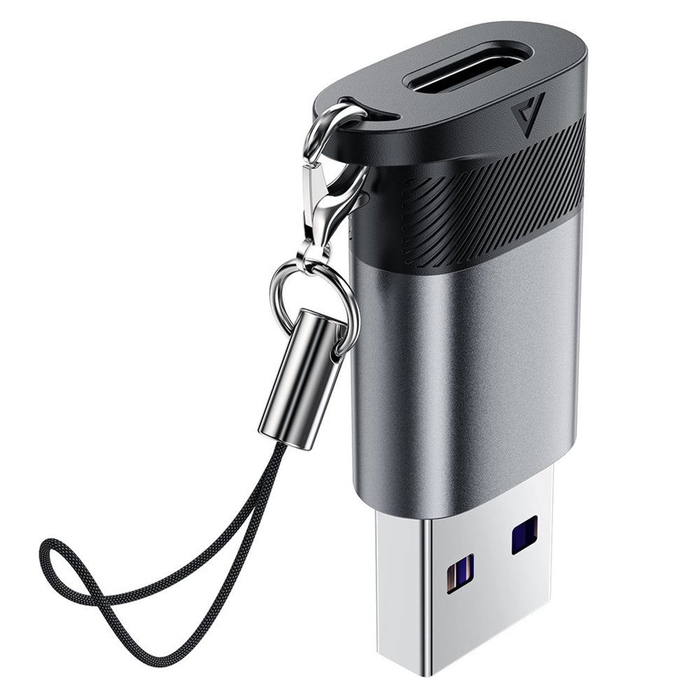 Adapter Danych i Ładowania USB-C - USB-A Acefast J8, Szary
