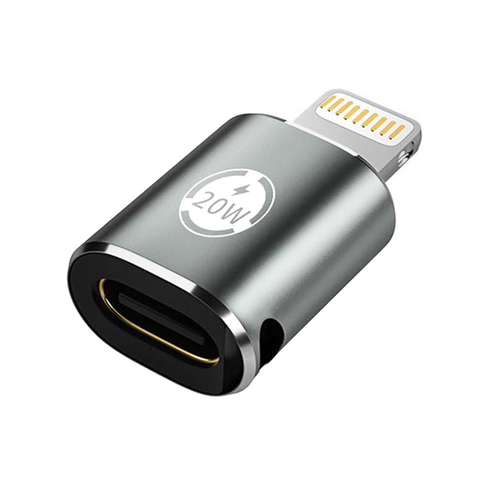Adapter Danych i Ładowania USB-C - Lightning Techsuit A11 TitanCoreX, Szary
