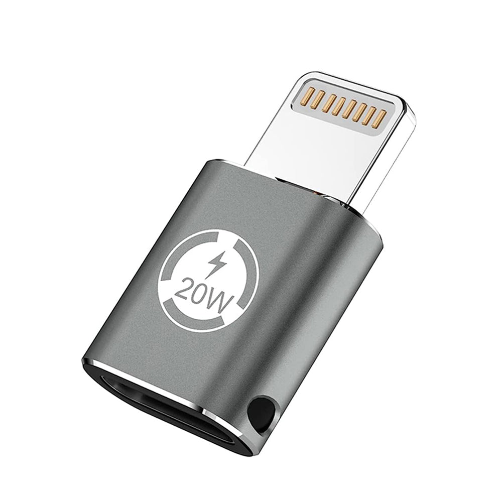 Adapter Danych i Ładowania USB-C - Lightning Techsuit A11 TitanCoreX, Szary