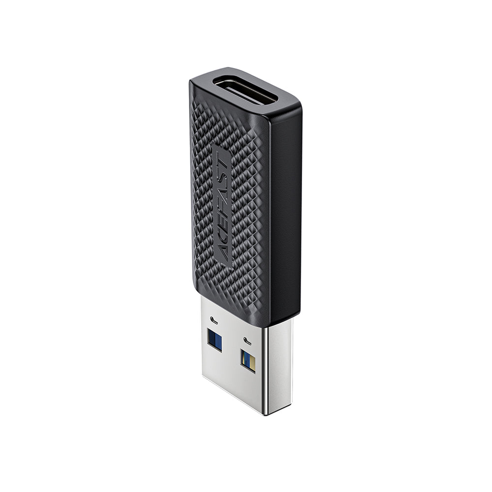 Adapter Danych i Ładowania USB-C - USB-A Acefast J2, Czarny