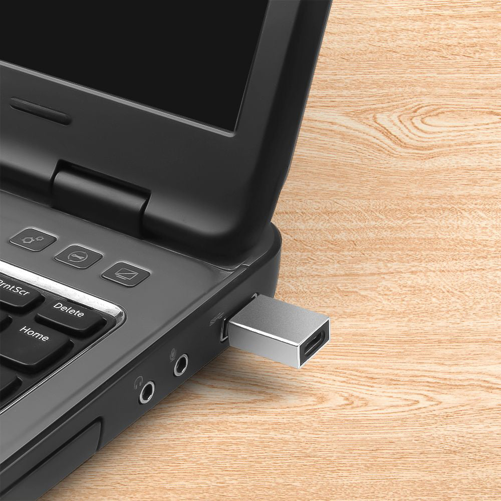 Adapter Danych i Ładowania USB-C - USB-A Fixed, Szary