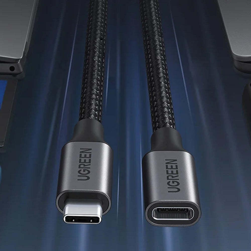 Przedłużacz USB-C UGREEN US372 (45191), 1m, Czarny