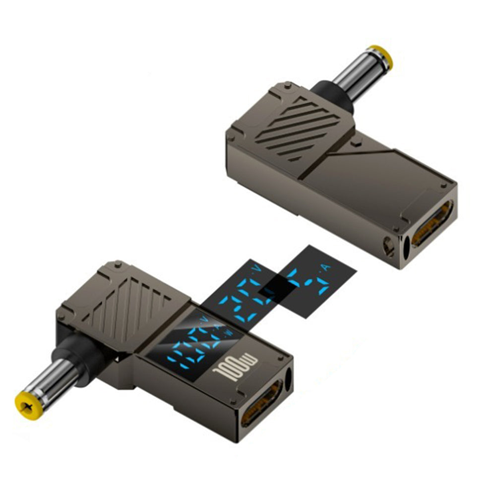 Adapter Ładowania Techsuit LaptopPlugX A22, DC - USB-C, Szary