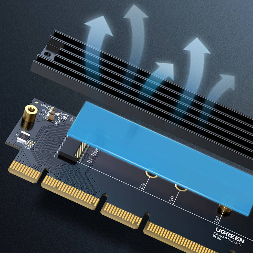 Adapter Interfejsu SSD UGREEN CM465 (30715), NVMe M.2 - PCIe 4.0 X4