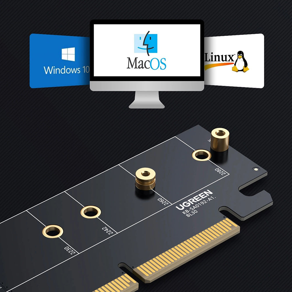 Adapter Interfejsu SSD UGREEN CM465 (30715), NVMe M.2 - PCIe 4.0 X4