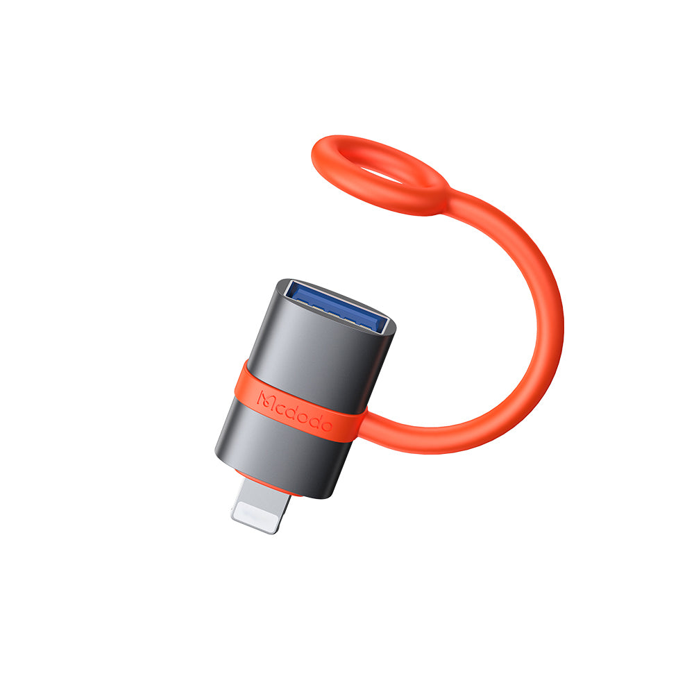 Adapter OTG Lightning - USB-A McDodo OT-2600, Szary