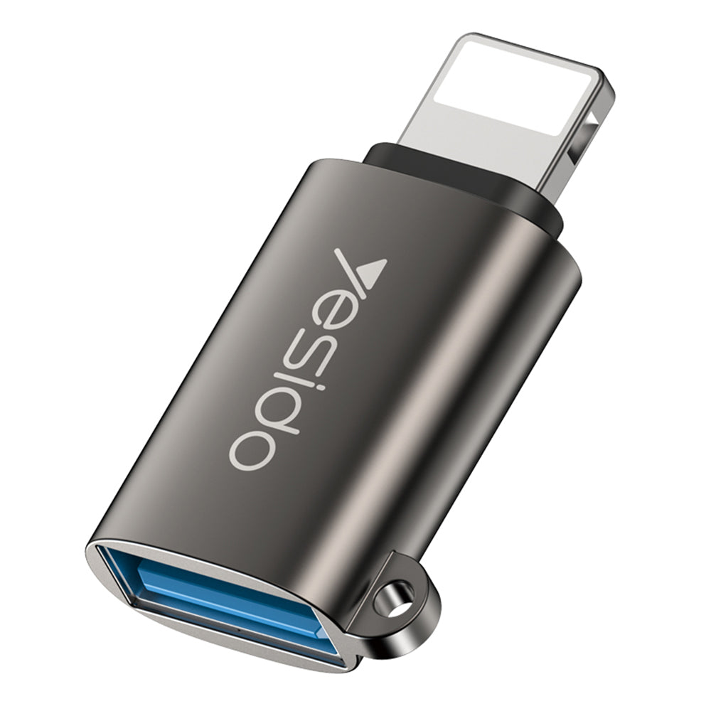 Adapter OTG Lightning - USB-A Yesido GS14, Czarny