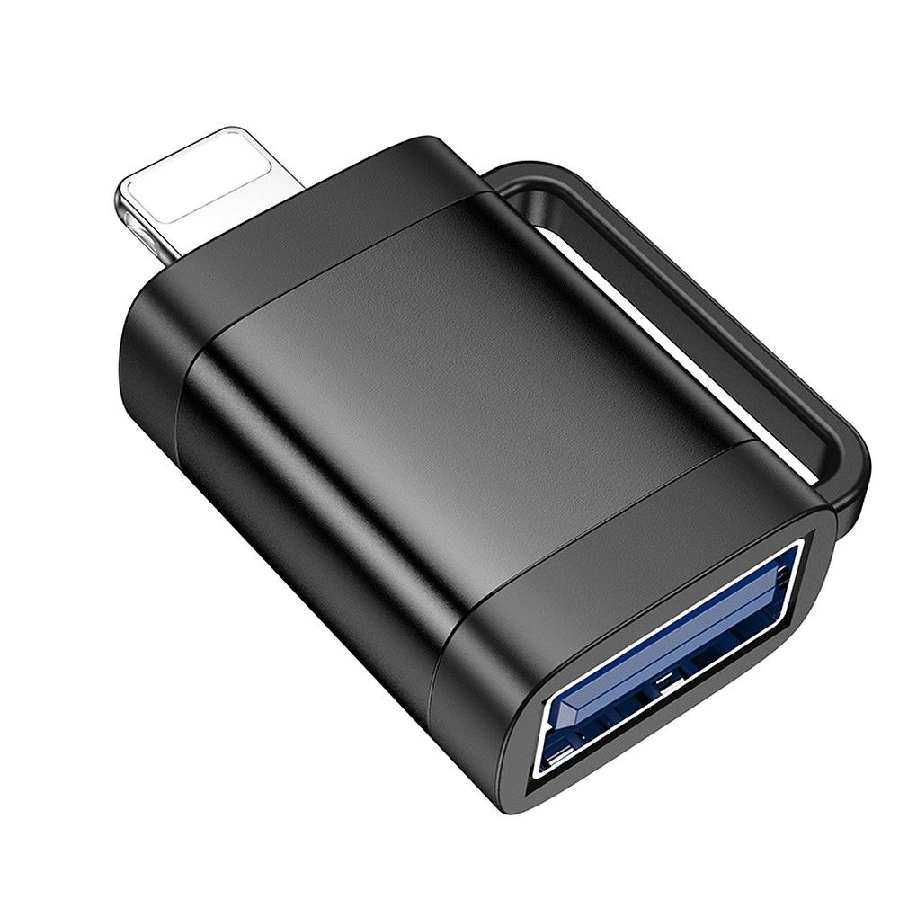 Adapter OTG Lightning - USB-A HOCO UA31A, Czarny