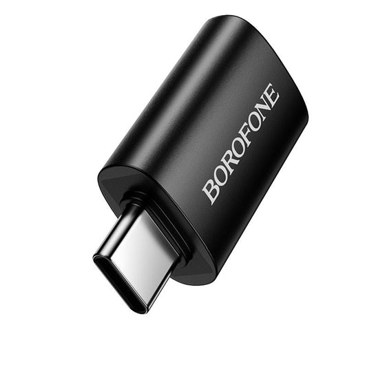 OTG USB-C - USB-A Adapter Borofone BV26C, Black
