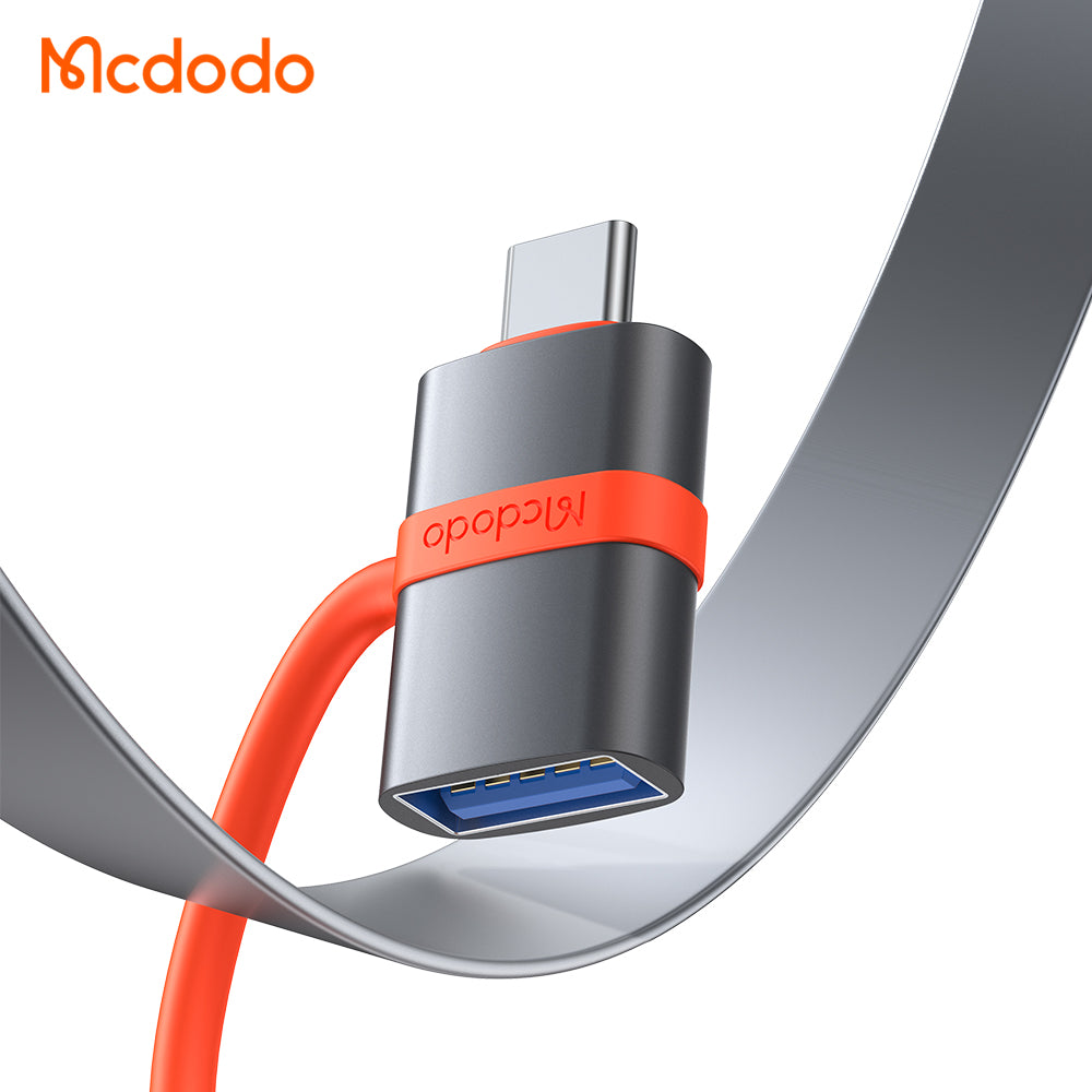 Adapter OTG USB-C - USB-A McDodo OT-3810, Szary