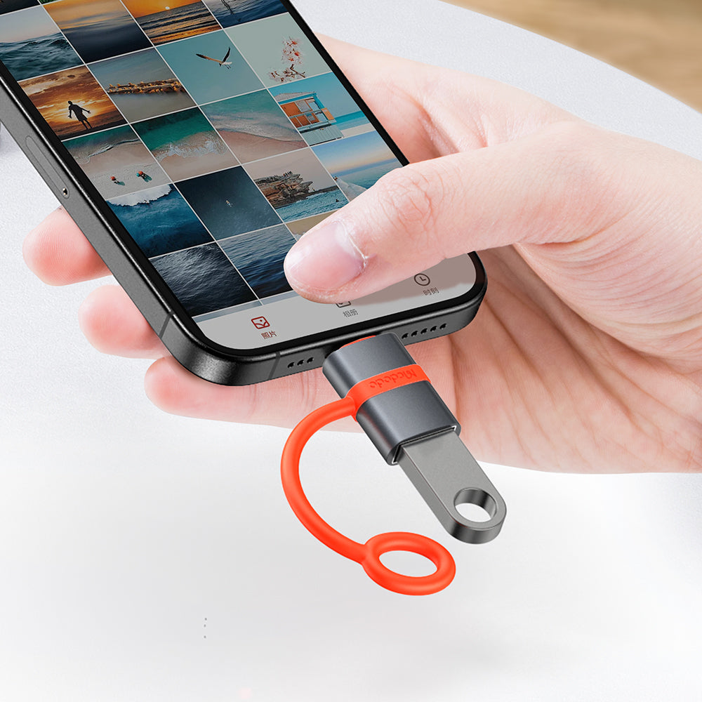 Adapter OTG USB-C - USB-A McDodo OT-3810, Szary