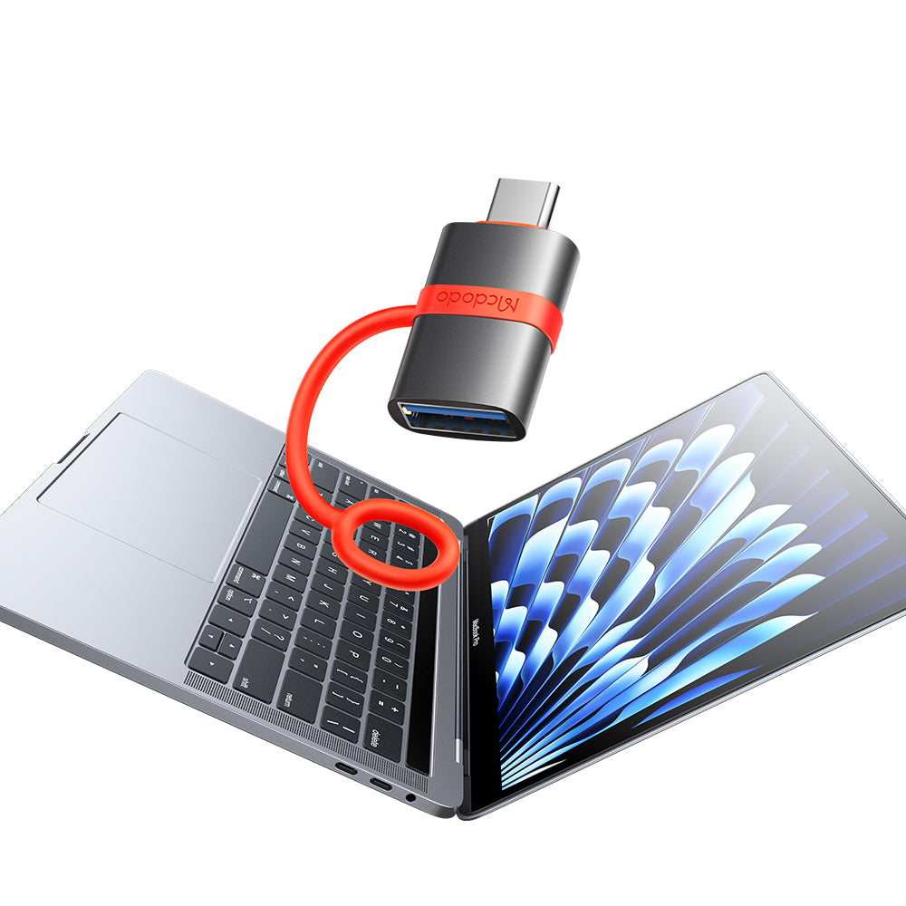 Adapter OTG USB-C - USB-A McDodo OT-3810, Szary